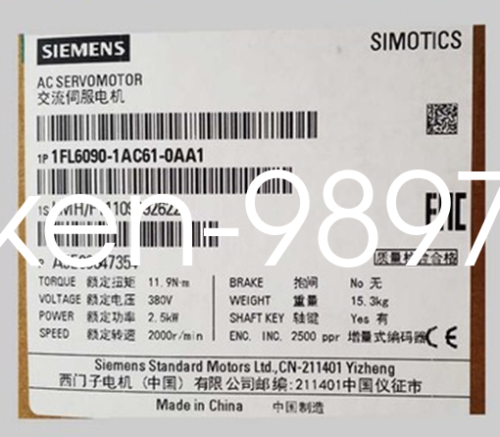 1PC NEW SIEMENS Servo Motor 1FL6090-1AC61-0AA1