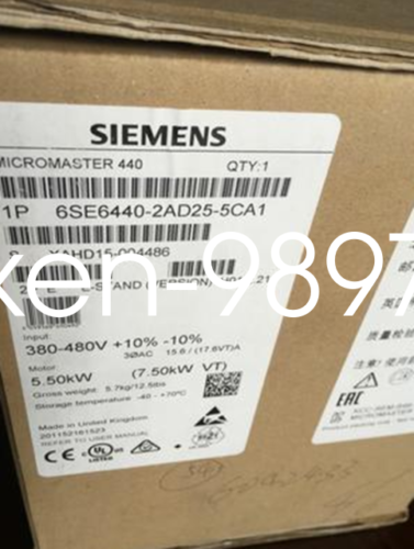 1PC New Siemens 6SE6440-2AD25-5CA1 6SE6 440-2AD25-5CA1 In Box