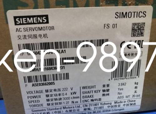 1PC NEW SIEMENS Servo Motor 1FL6042-1AF61-0LA1 #RS8
