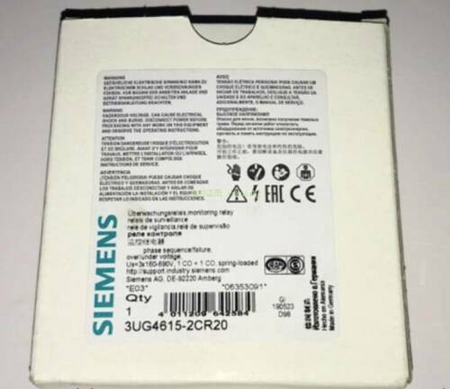 1PC NEW Siemens 3UG4615-2CR20