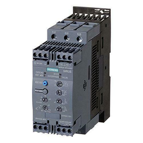 Siemens 3RW4038-1BB14 SIRIUS SOFT STARTER, S2, 72A, 37KW/400V, 40 DEGR., AC 200-