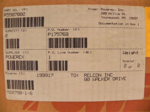 Siemens Rectifier Modules (SCR) R55-07-002 (Lot of 3)