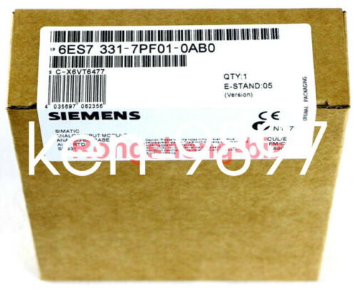 One NEW SIEMENS PLC 6ES7331-7PF01-0AB0 6ES7 331-7PF01-0AB0