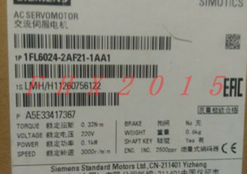 ONE NEW SIEMENS Servo Motor 1FL6044-2AF21-1AA1