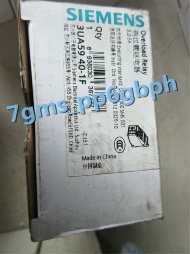 1pc NEW IN BOX Siemens Relay 3UA5940-1F 3UA59 40-1F