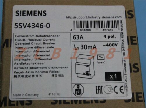 ONE NEW- Siemens 5SV4346-0
