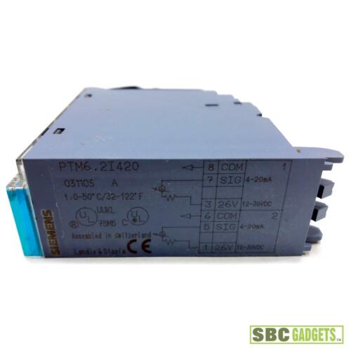 Siemens PTM6.2I420 2 AI, 4-20MA Termination Module