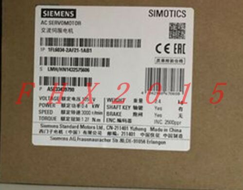 ONE NEW SIEMENS Servo Motor 1FL6042-2AF21-1AB1
