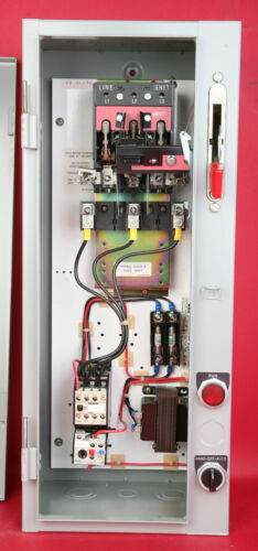 Siemens Motor Starter Fused Disconnect SCF1B4210 HP521EP0CG Auto/Manual Reset