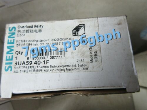 1pc NEW IN BOX Siemens Relay 3UA5940-1F 3UA59 40-1F