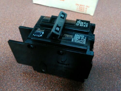 3X ITE SIEMENS 20 amp circuit breaker BQ2B020 Type BQ 2 Pole NIB