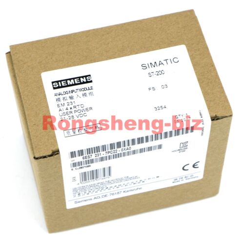 1PC Brand New Siemens PLC EM231 6ES7 231-7PC22-0XA0 6ES7231-7PC22-0XA0
