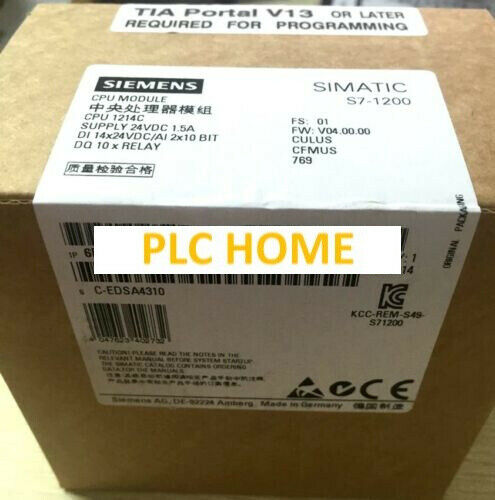 Brand New Siemens PLC CPU Unit 6ES7 214-1HG40-0XB0 = 6ES7 214-1HG31-0XB0*