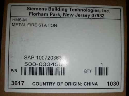 SIEMENS HMS-M METAL PULL STATION - NEW IN BOX - FREE SHIPPING - **M