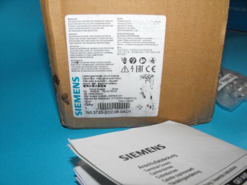 SIEMENS 3VL3720-2DC36-0AD1.circuit-breaker VL250.160A.NEW