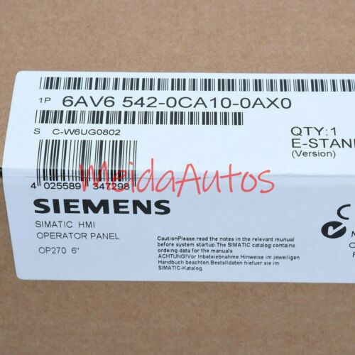 New in box Siemens 6AV6 542-0CA10-0AX0 6AV6542-0CA10-0AX0 One year warranty