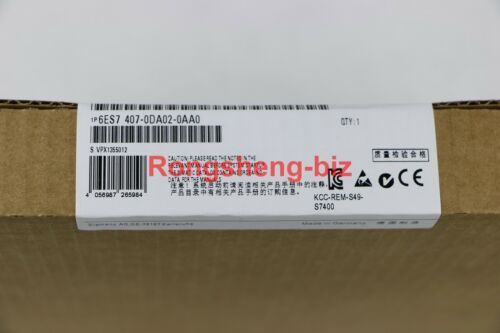1PC NEW Siemens 6ES7407-0DA02-0AA0 6ES7 407-0DA02-0AA0