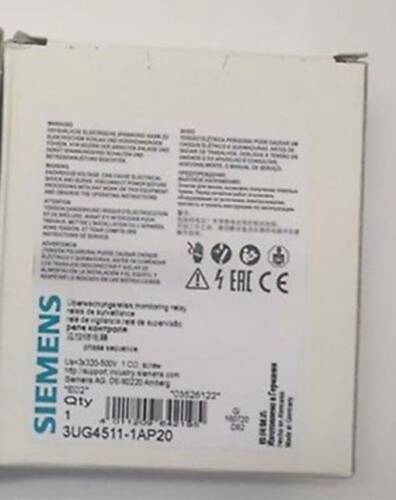 1PC New SIEMENS Monitoring Relay 3UG4511-1AP20