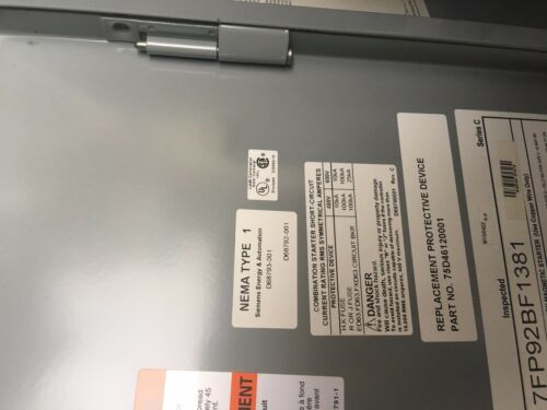 NEW SIEMENS COMBINATION MAGNETIC STARTER , NEW with original box