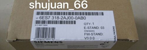 Siemens 6ES7 318-2AJ00-0AB0 / 6ES7318-2AJ00-0AB0 New Fast delivery FREE SHIPPING