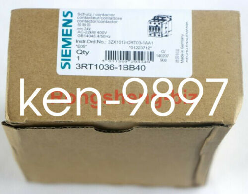 1PC Brand New Siemens contactor 3RT1036-1BB40 DC24V