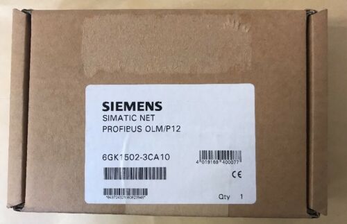 Siemens 6GK1502-3CA10, New, 6GK15023CA10, PROFIBUS OLM/P12 NIB.
