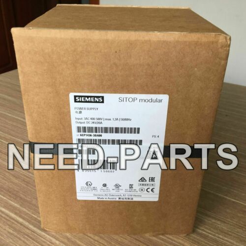 New In Box Siemens SITOP 20A Switch Power Supply 6EP1436-3BA00