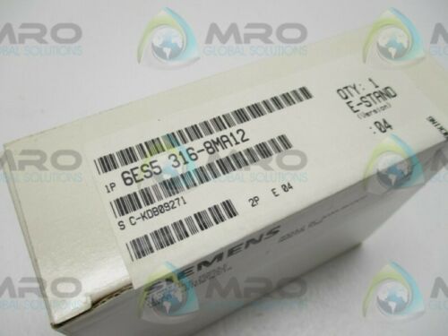 SIEMENS SIMATIC 6ES5316-8MA12 INTERFACE MODULE * FACTORY SEALED *