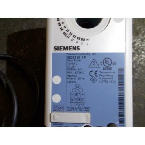 SIEMENS GDE161.1U GDE SERIES NON-SPRING RETURN ROTARY DAMPER ACTUATOR 24 VAC