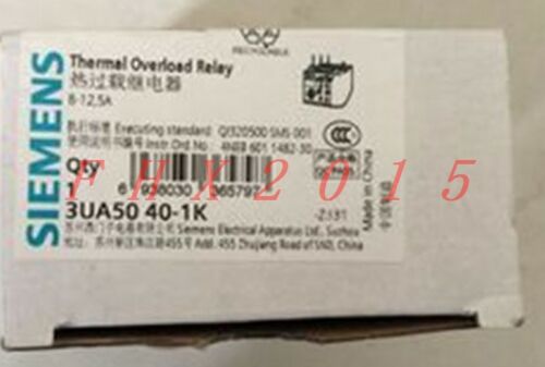 ONE NEW SIEMENS Thermal Overload Relay 3UA5040-1K 8-12.5A