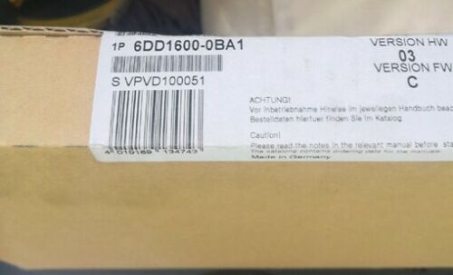1PCS New Siemens 6DD1600-0BA1