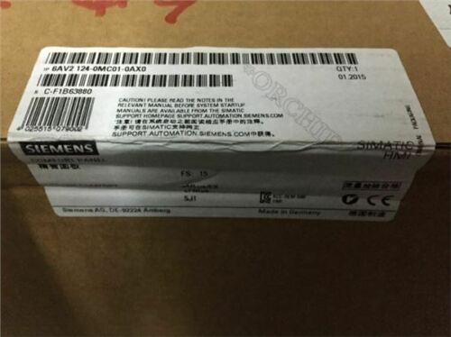 Siemens Hmi 6AV2 124-0MC01-0AX0 (6AV21240MC010AX0) New il