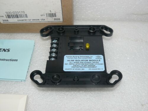 SIEMENS HLIM LOOP ISOLATOR MODULE 500-033170 NEW