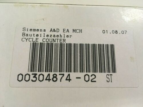 NEW SIEMENS CYCLE COUNTER 00304874-02 (N39)