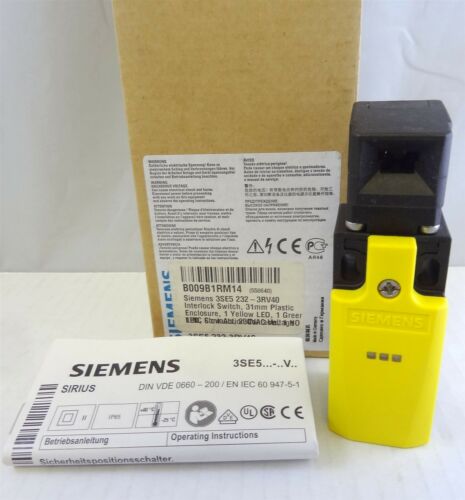 Siemens 3SE5 232-3RV40 Interlock Switch, 31mm Plastic Enclosure 230VAC Voltage