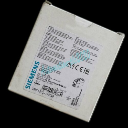 Siemens 1PC New 3RP1532-1AP30 Time relay range 1.5s~30s One year warranty