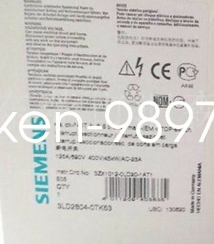 1PC Brand NEW Siemens 3LD2804-0TK53 3LD2804-OTK53