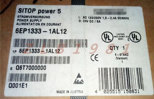 ONE NEW- Siemens 6EP1333-1AL12