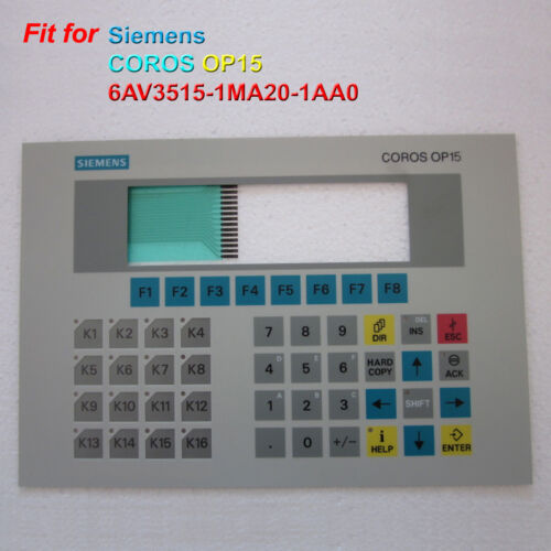 Fit for SIEMENS COROS OP15 6AV3 515-1MA20-1AA0 Membrane Keypad Operator Key Mask
