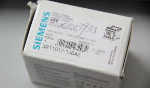 NEW IN BOX SIEMENS 3RT1017-1JB42 DC24V 5.5KW/12A #OH 19