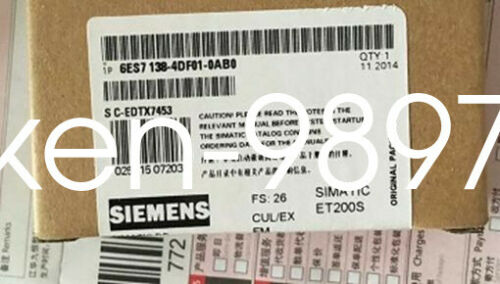 1PC New SIEMENS module 6ES7 138-4DF01-0AB0 #019