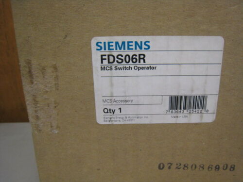 ITE SIEMENS FDS06R NSFP FDS06R NEW FREE SHIPPING