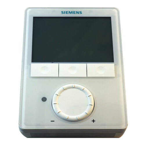 SIEMENS Thermostat,2 Stages Heat/Cool,5-3/64 H, RDG160TU, White