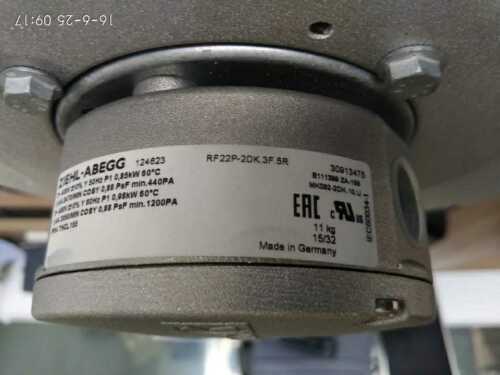 1pcs new Ziehl-abegg Siemens 850W RF22P-2DK.3F.5R inverter fan