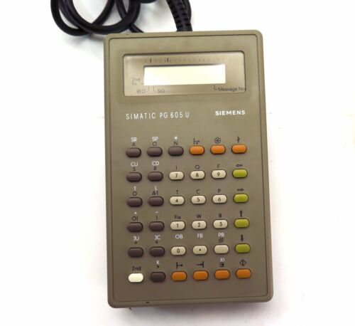 Siemens Simatic PG605U Hand Held Programming Unit 6ES5605-0UB12