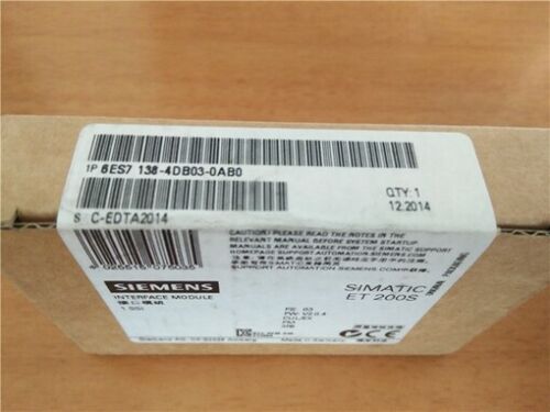1PCS New IN BOX SIEMENS 6ES7 138-4DB03-0AB0