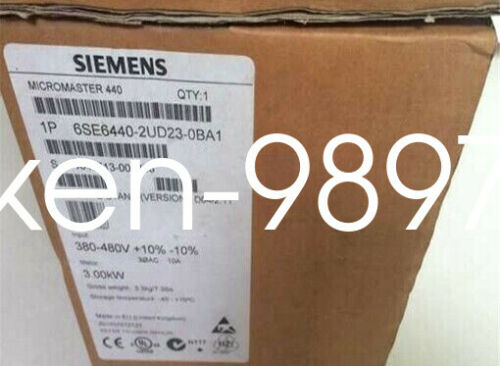 One New SIEMENS 6SE6440-2UD23-0BA1 Micromaster 440 3kW 3ph AC Inverter Drive#Y