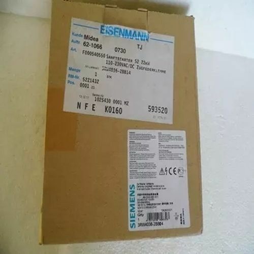 1PCS SIEMENS 3RW4036-2BB04SIEMENS 3RW4036-2BB04
