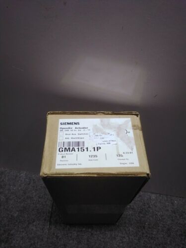 SIEMENS GMA151.1P GMA SERIES SPRING RETURN ROTARY DAMPER ACTUATOR 24 VAC/VDC