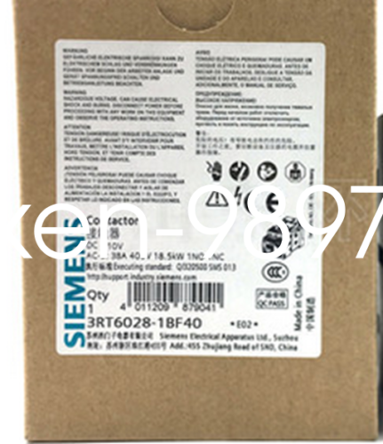 1PC NEW SIEMENS Relay 3RT6028-1BF40 DC110V